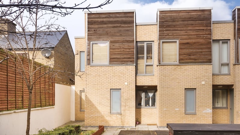 A two-bed, two-bath terraced house at 48 McGovern’s Corner  is on sale for €325,000