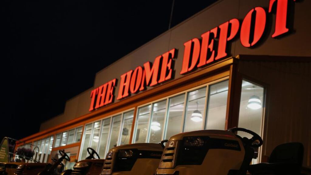 Home Depot: retailer’s net income rose to $2.23 billion, or $1.73 per share, in the quarter ended August 2nd. Photographer: Luke Sharrett/Bloomberg