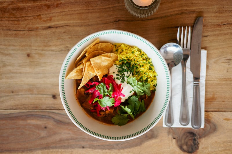 Mexican pork and black bean stew at Nóinín. Photograph: David McClelland