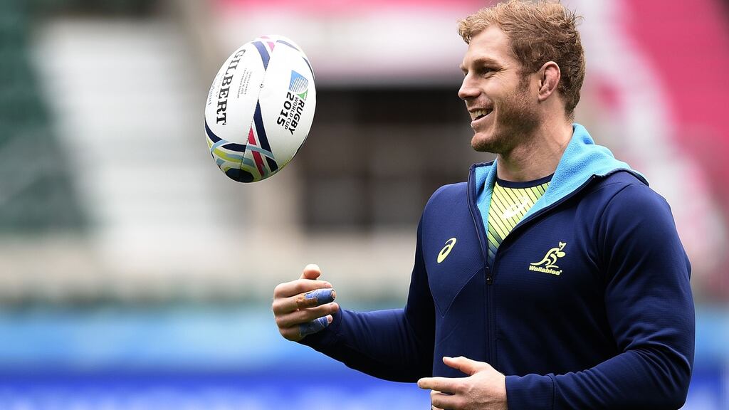 Australia’s David Pocock will not be fit enough to face Scotland in Sunday’s rugby World Cup quarter-final. Photo: Martin Bureau/Getty Images