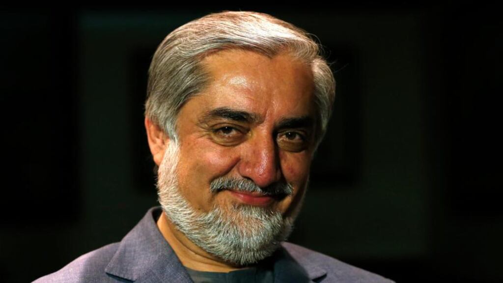 Afghan presidential candidate and former foreign minister Abdullah Abdullah. Photograph: Mohammad Ismail/Reuters