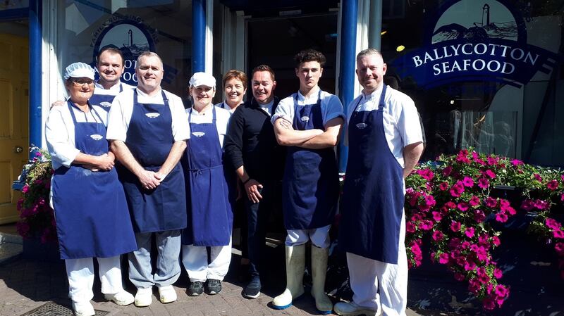 Neven Maguire and the team from Ballycotton Seafood