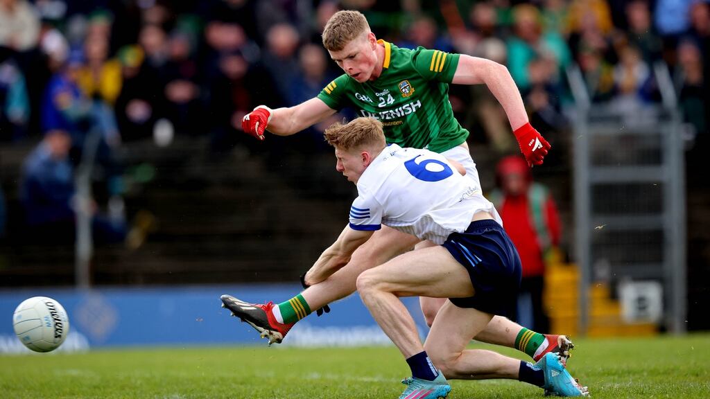 Meath's Mathew suffered a hamstring injury playing for DCU against MTU Cork last Tuesday. Photograph: Ryan Byrne/Inpho