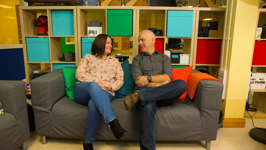 David and Sandra Whelan of VR Education Holdings. Photograph: Patrick Browne