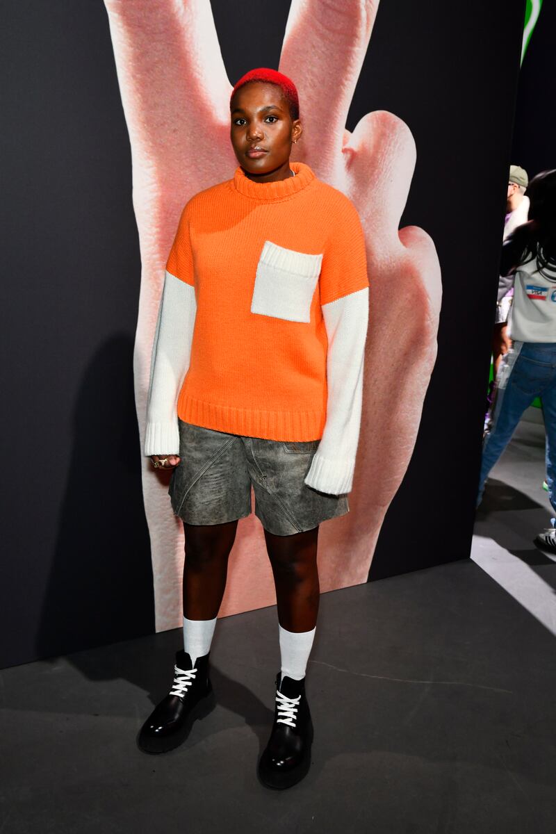 Arlo Parks at an event at London Fashion Week in February 2023. Photograph: Jed Cullen/Dave Benett/Getty Images