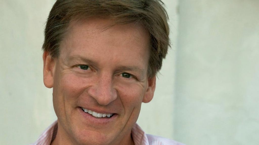 Michael Lewis, author of a new book on high-speed trading, Flash Boys: A Wall Street Revolt. Photograph: Tabitha Soren/Handout/Reuters