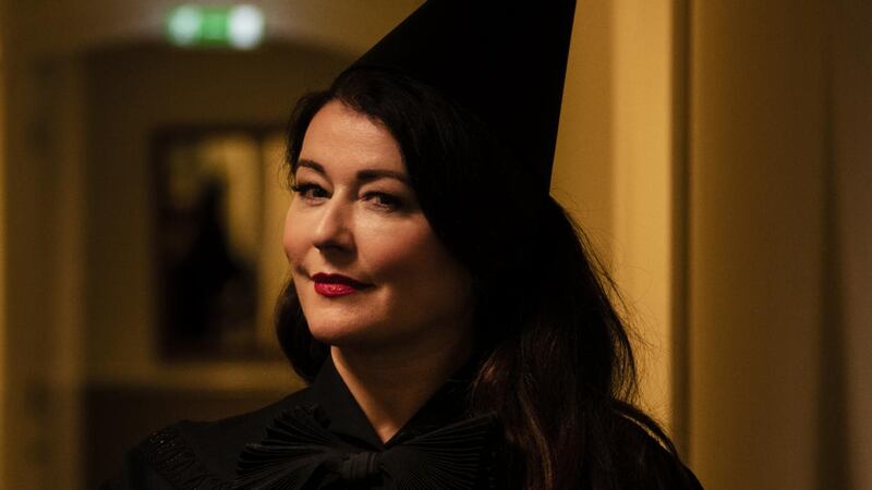 Carolyn Dobbin as the Witch: “Hocus pocus, bonus jocus.” Photograph: Ros Kavanagh