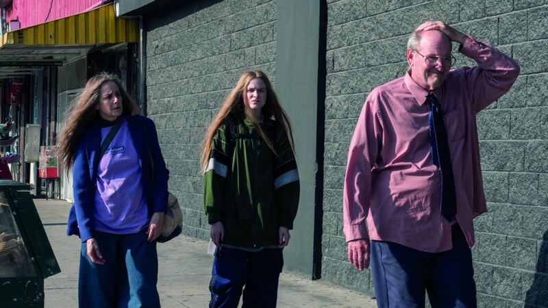 Debra Winger, Evan Rachel Wood and Richard Jenkins in Kajillionaire. Photograph: Matt Kennedy/Focus Features