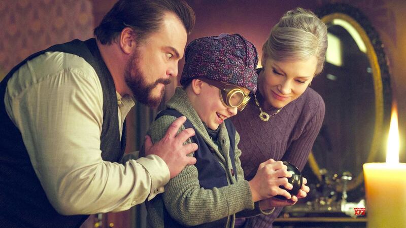 The House with a Clock in its Wall: “A mix of Monty Python and Steven Spielberg.” Above, Jack Black, Owen Vaccaro and Cate Blanchett