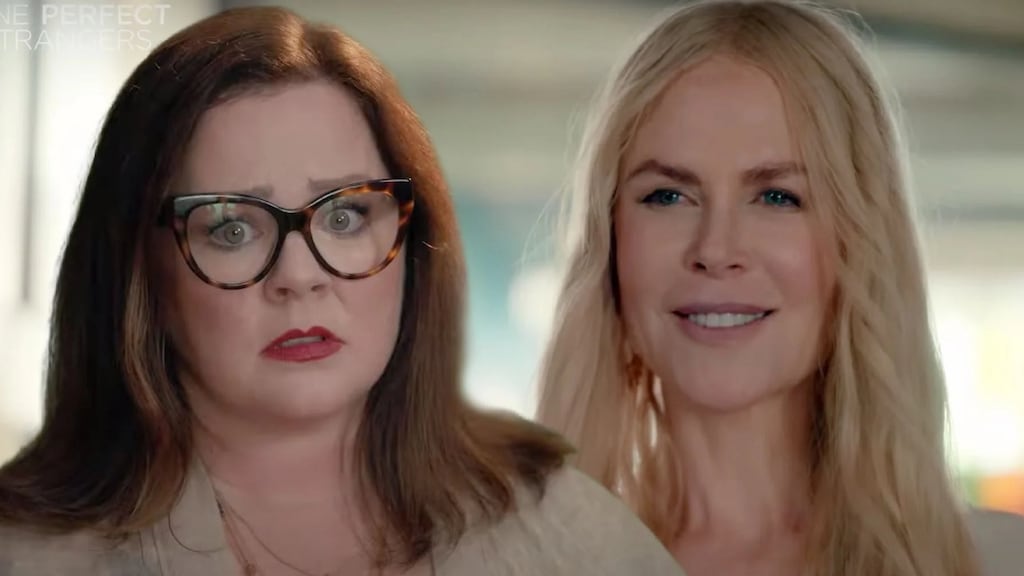 Melissa McCarthy and Nicole Kidman in Nine Perfect Strangers, streaming from Friday on Amazon Prime
