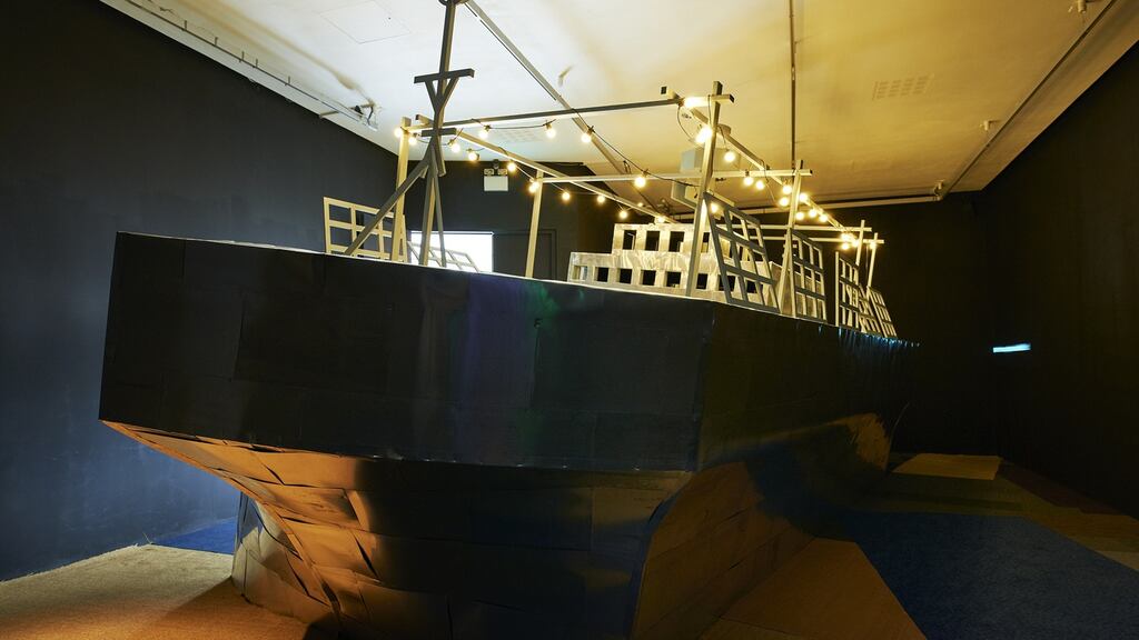 View of Ryou-Un Maru by Brian Duggan at Project Arts Centre. Photograph: Ros Kavanagh