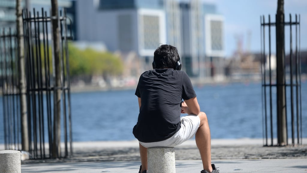 Grand Canal Dock: Big Tech bosses have decided they don’t need offices. Many places where young people work – bars, restaurants, cafes, salons, clothing shops – will disappear completely. Photograph: Dara Mac Dónaill