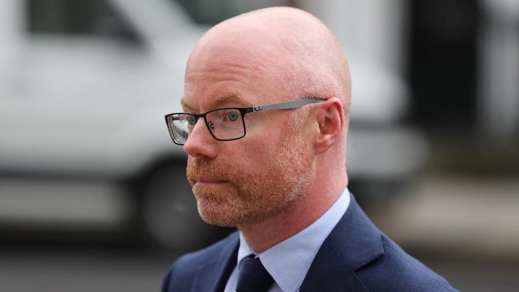 Minister for Health Stephen Donnelly arriving at Government Buildings this wee. Photograph: Nick Bradshaw