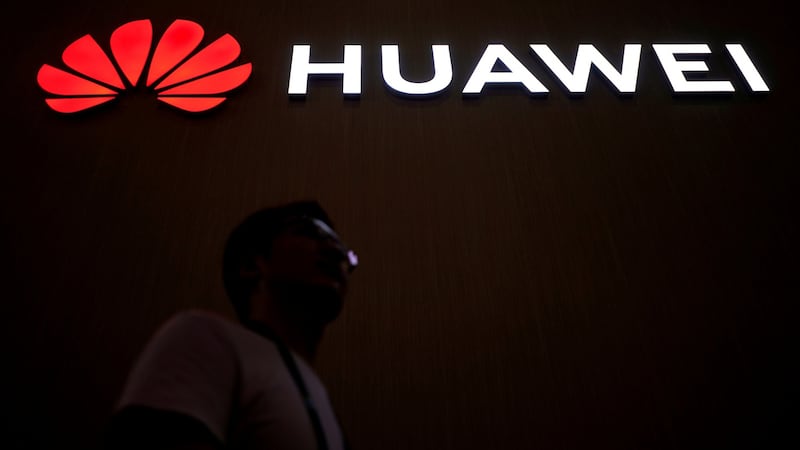 Huawei exhibits  in Shanghai in 2018. Photograph: Aly Song / Reuters.