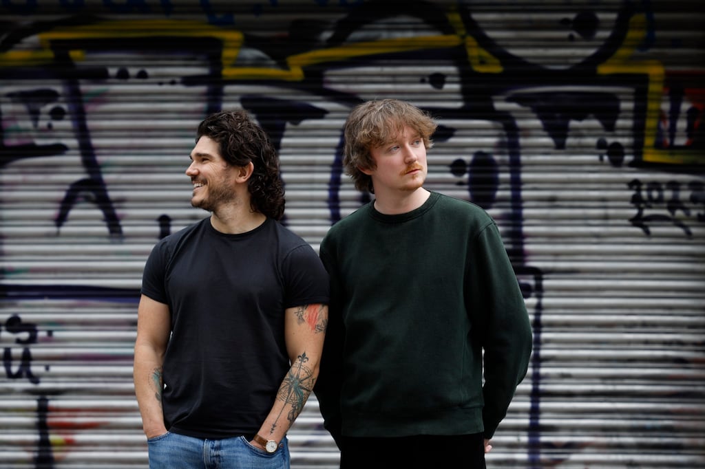 The Pillowman: Fra Fee and Ryan Dylan. Photograph: Nick Bradshaw