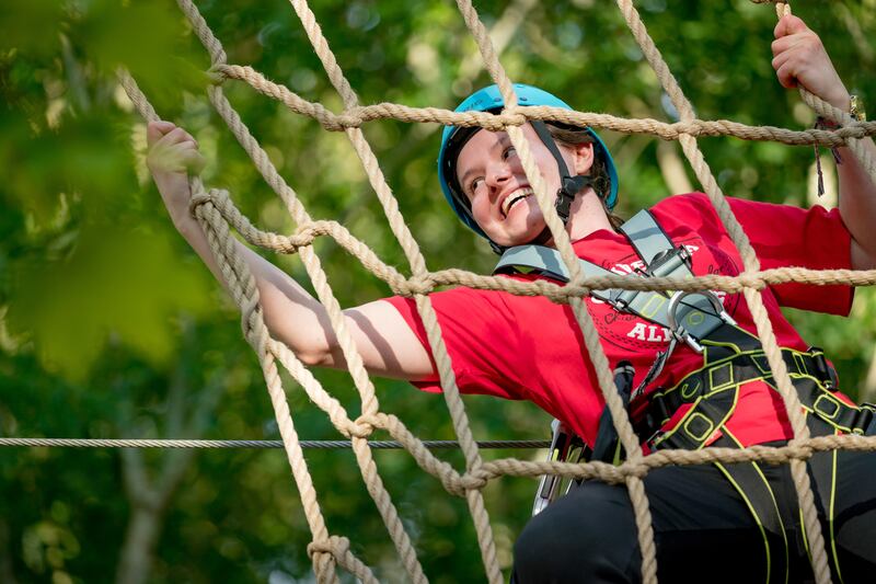 Treetop walk, Castlecomber Discovery Park, Co Kilkenny. Photograph: Dylan Vaughan