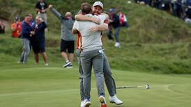 Ryder Cup: Lowry and his da provide brief uplift as our boys suffer helluva beating