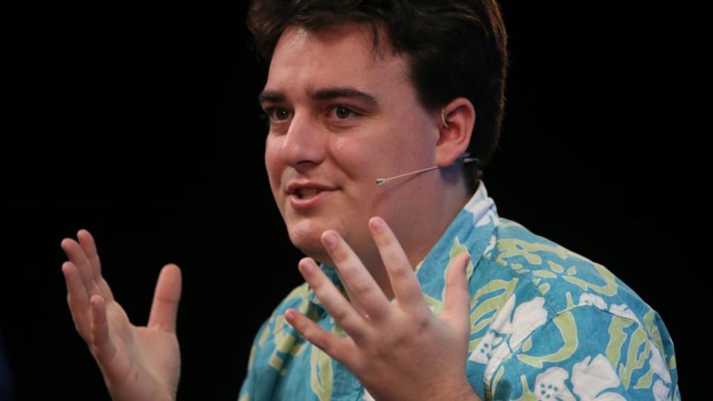 Oculus VR founder Palmer Luckey: an increasingly rare figure at Facebook events after claims that he had donated $10,000 to a pro-Trump group. Photograph: Niall Carson/PA Wire