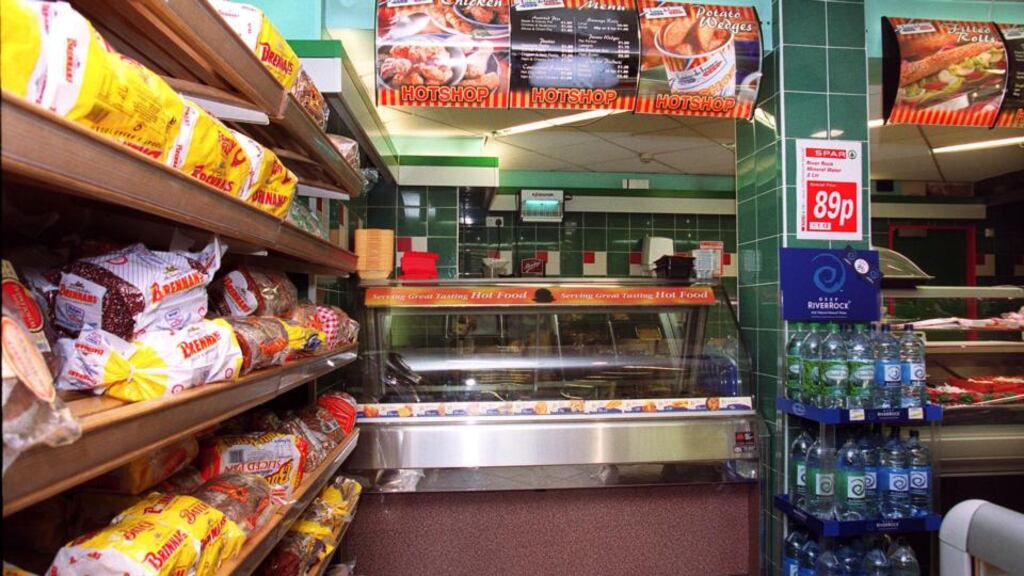 BWG, which announced 1,200 new jobs as part of a €100 million investment in October, has 421 Spar stores and an estimated 35 per cent share of the Irish convenience store market. Photograph: Dara Mac Donaill/Irish Times