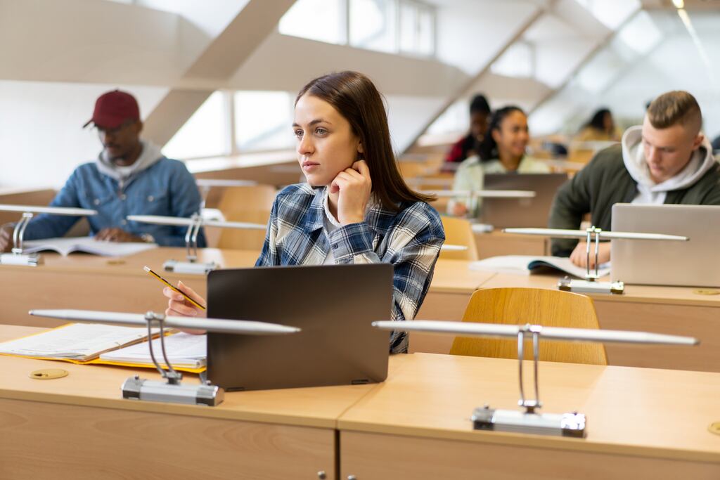 Parents can provide guidance, support and encouragement to their children as they consider what college course to pursue. Photograph: iStockphoto