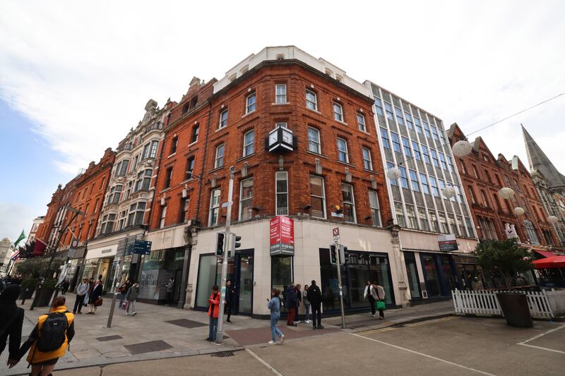 DTIl is the owner of 106 Grafton Street on the corner with Suffolk Street.
Photograph: Dara Mac Dónaill / The Irish Times
