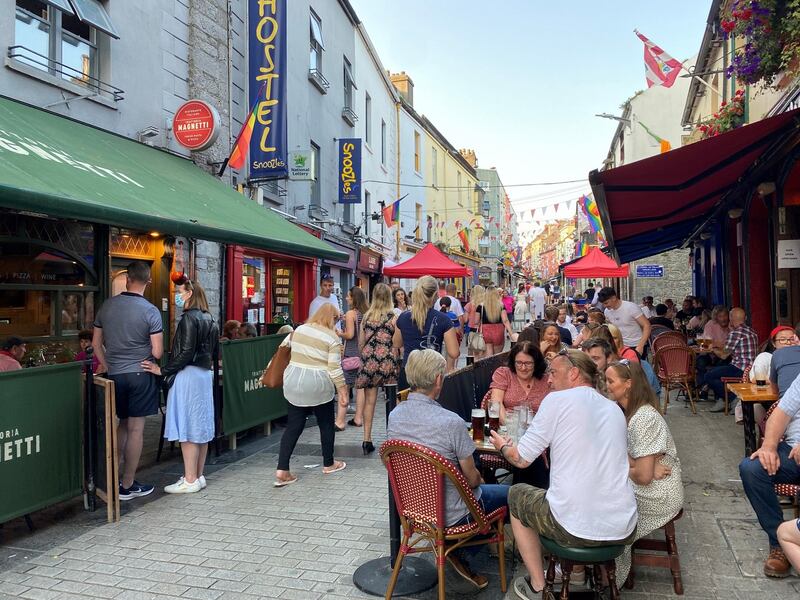 Quay Street in Galway city centre. Photograph: David O’Connor