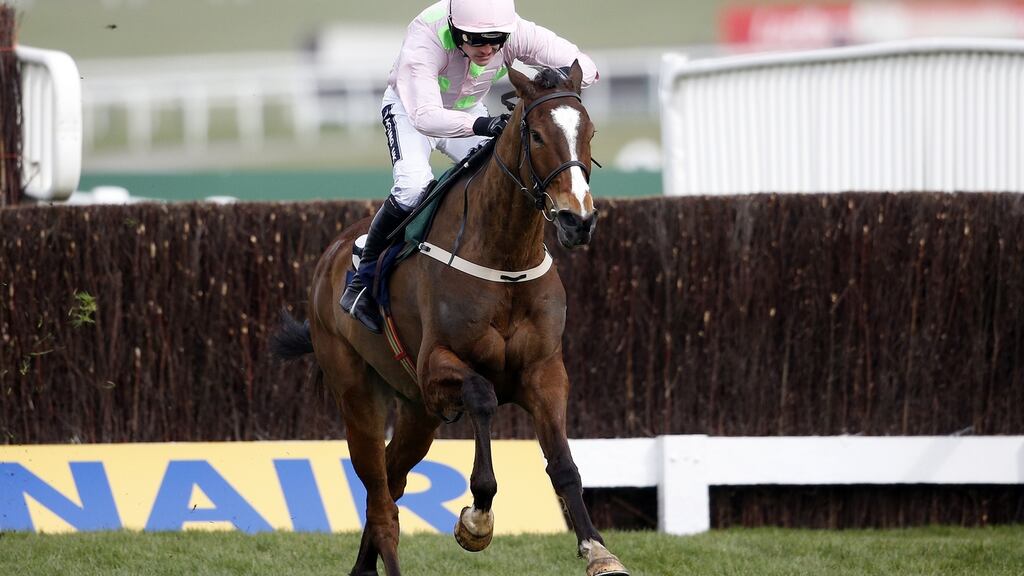 Ruby Walsh and Vautour en route to a spectacular win in The JLT Novices’ Steeple Chase at Cheltenham last year. Photograph: Alan Crowhurst/Getty Images