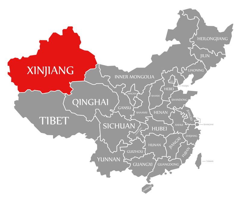 Xinjiang: the westernmost part of China