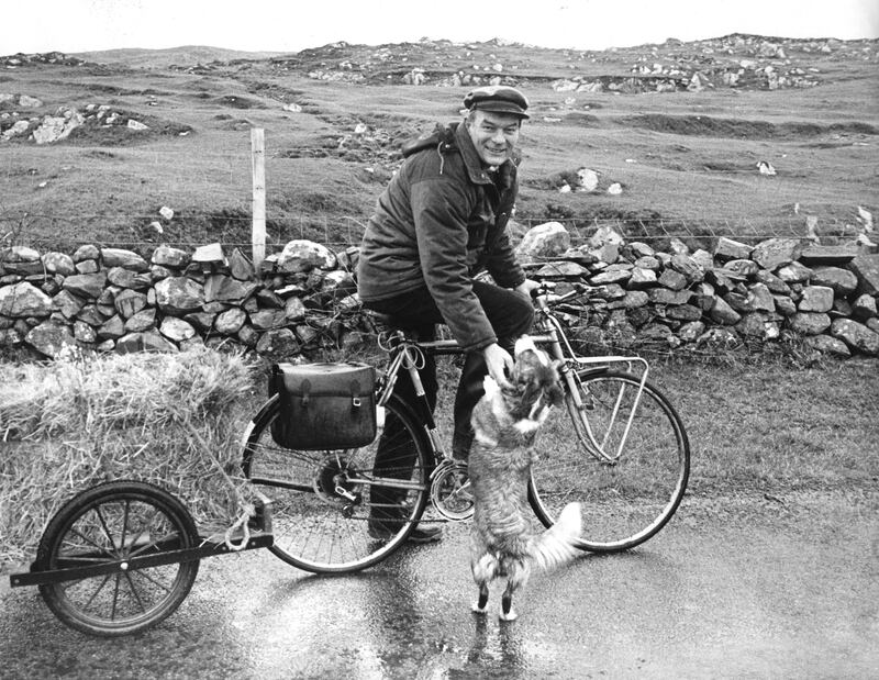 Another Life: Michael Viney with his dog in 1983. Photograph: Pat Langan