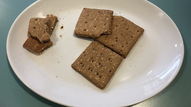 The Verdun biscuits were softer than hard-tack biscuits, with a faint taste of coconut, and were regarded as a treat.