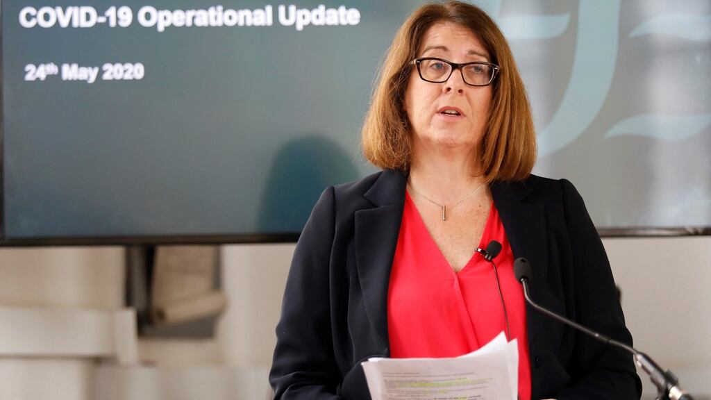 HSE operations director Anne O’Connor: says private hospitals are getting busier, with some 50 per cent occupancy of in-patient beds and 80 per cent occupancy for day cases. Photograph: Leon Farrell/Photocall Ireland/PA