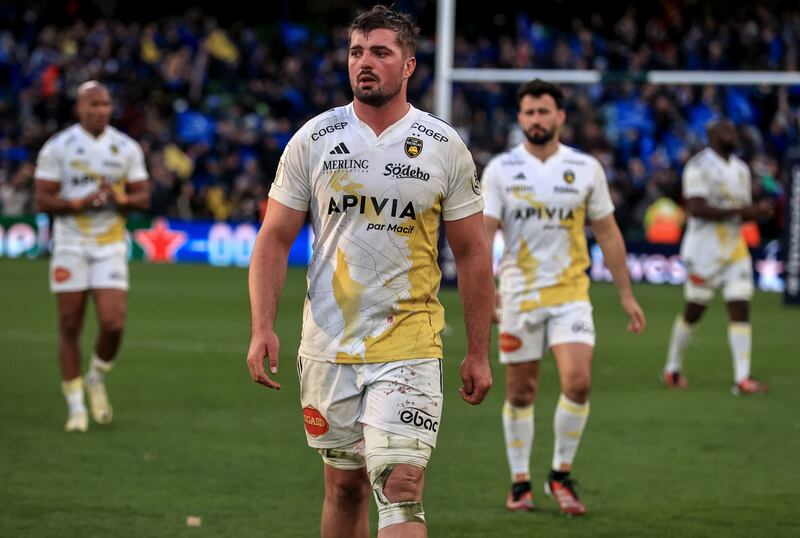 La Rochelle captain Gregory Alldritt after the defeat to Leinster at the Aviva Stadium. Photograph: Dan Sheridan/Inpho
