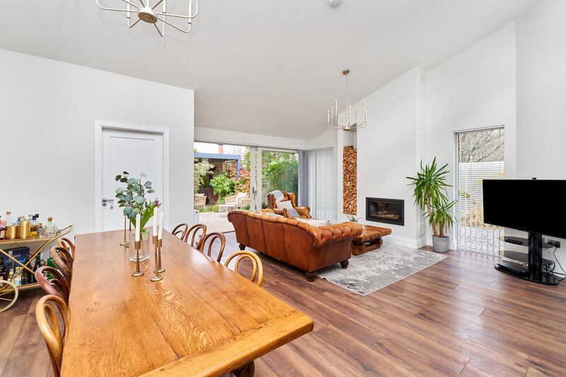 Dining and living area