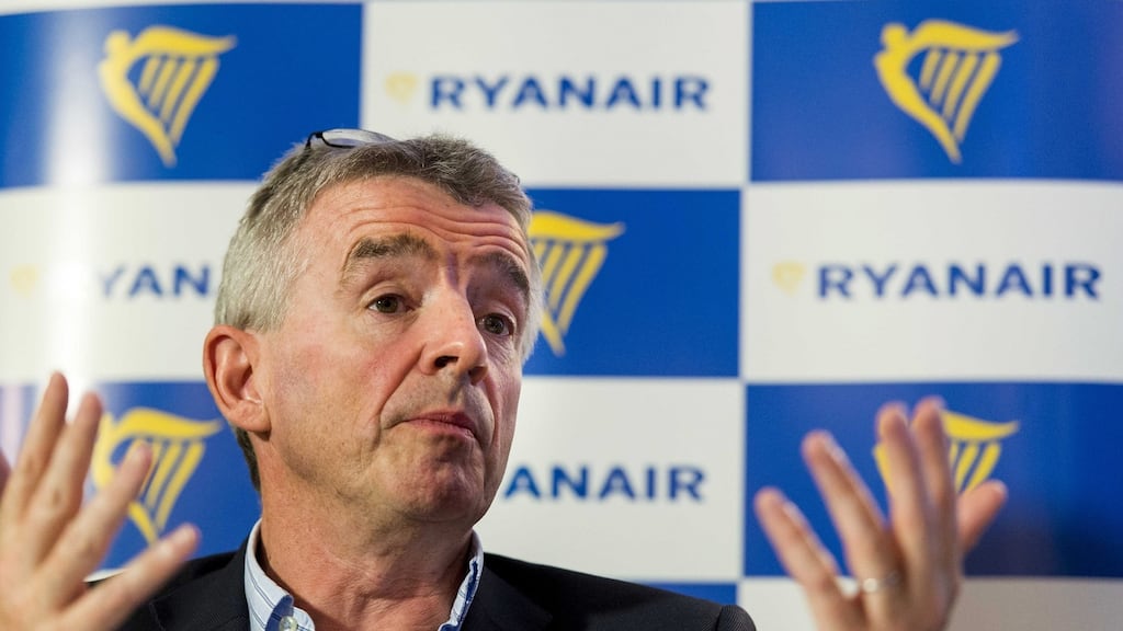 Michael O’Leary hopes shareholders will be able to pay capital gains rather than income tax on the distibution Photograph: EPA