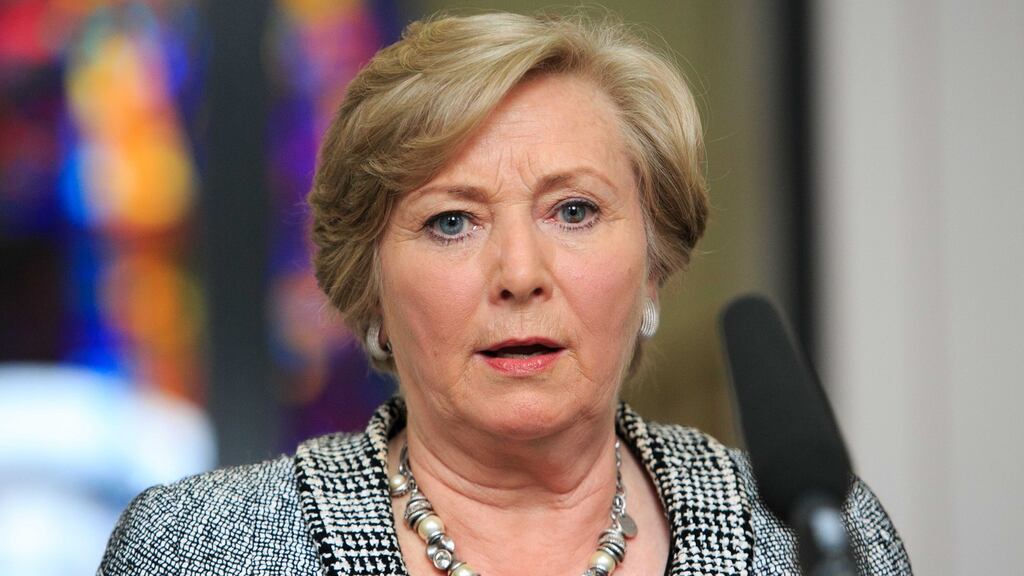 Tánaiste and Minister for Justice Frances Fitzgerald described abortion as a “very live issue” adding however that none of the recommendations made was “possible under the current regulation of constitutional and statute law”. Photograph: Gareth Chaney Collins
