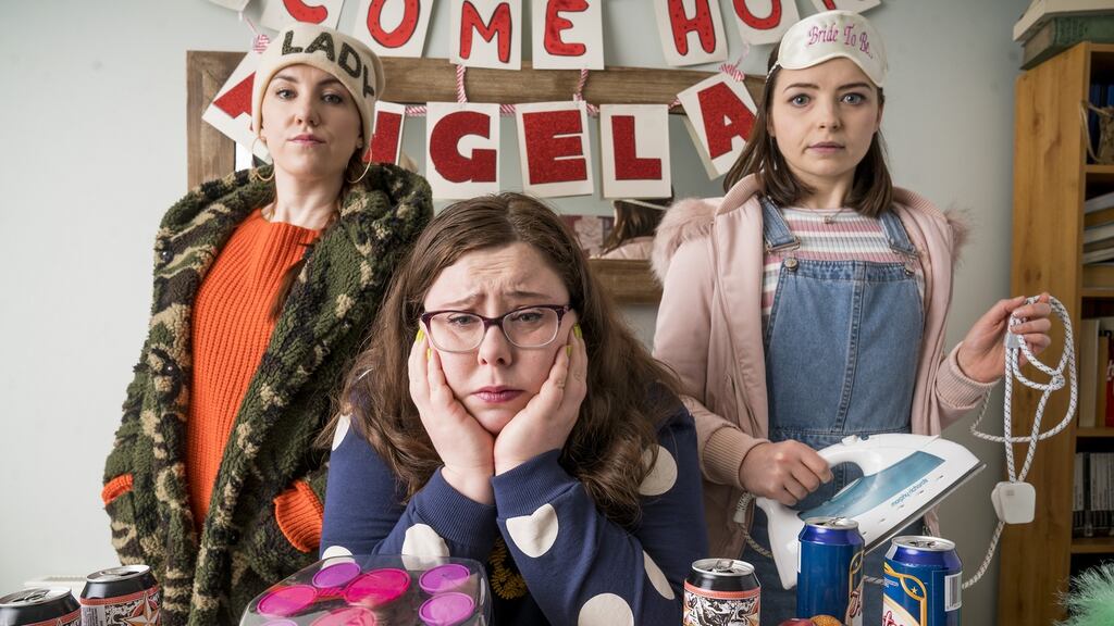 Clare Monnelly, as an aggressively direct friend Mary, Alison Spittle as Angela and  Genevieve Hulme-Beaman as the nicely awkward Brid in Nowhere Fast