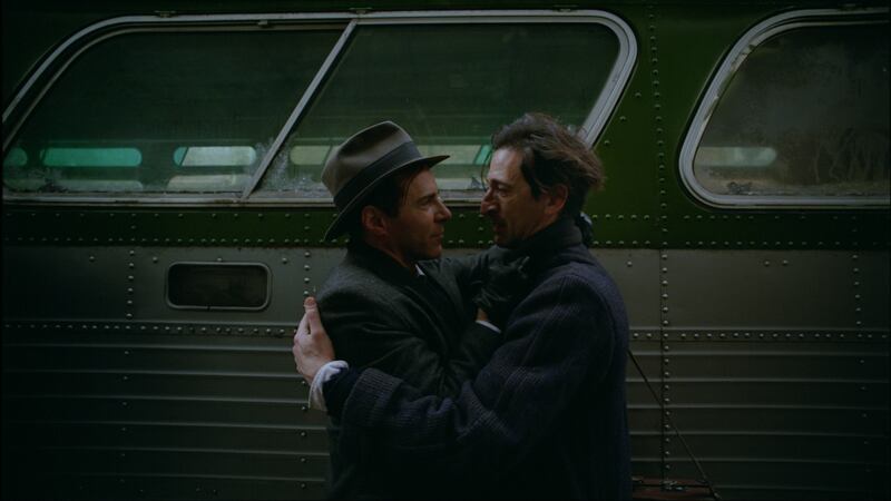 The Brutalist: Alessandro Nivola and Adrien Brody in Brady Corbet’s film