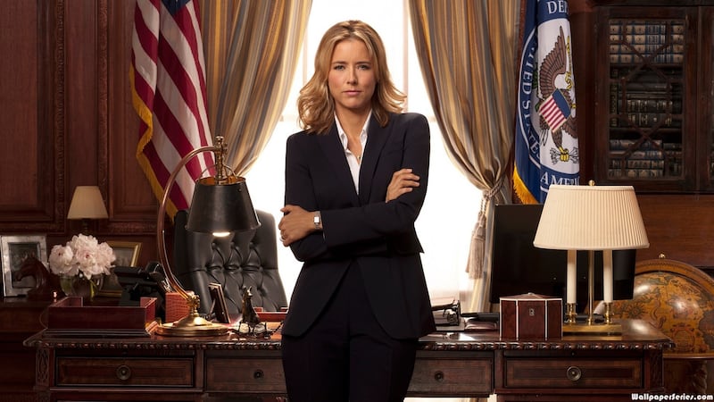 Tea Leoni as US secretary of state Elizabeth Adams McCord in Madam Secretary