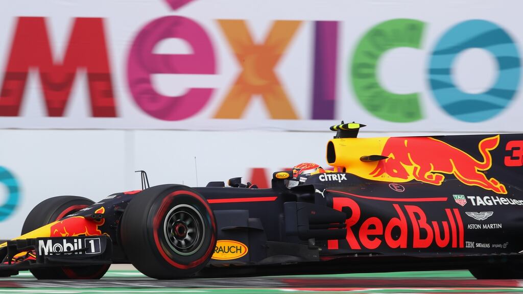 Red Bull at the Formula 1 grand prix in Mexico.