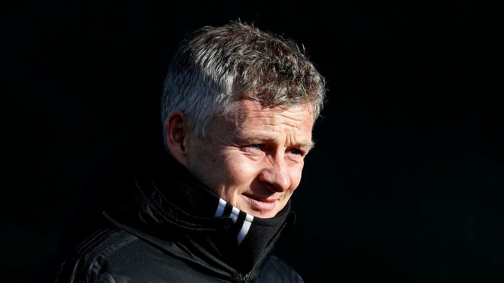 Manchester United caretaker manager Ole Gunnar Solskjaer is looking for a great European night in Old Trafford. Photograph: Martin Rickett/PA