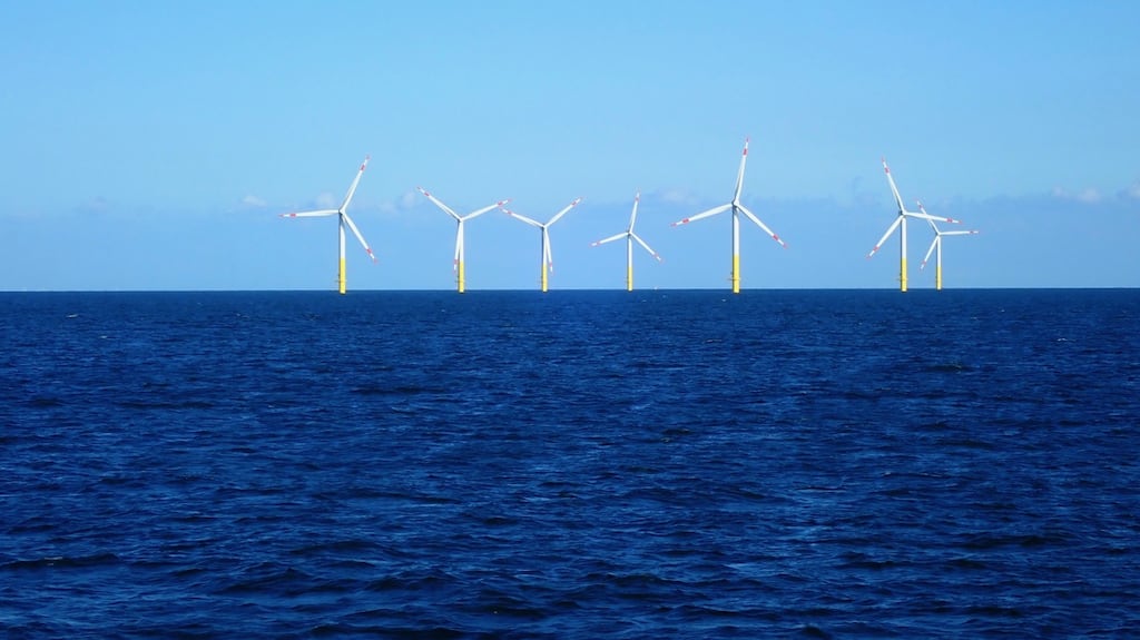 Mr Ryan warned that on the south side of Dublin city wind farms will be a contentious issue as they ‘come into Dublin Bay and all along the east coast’. File photograph: Getty