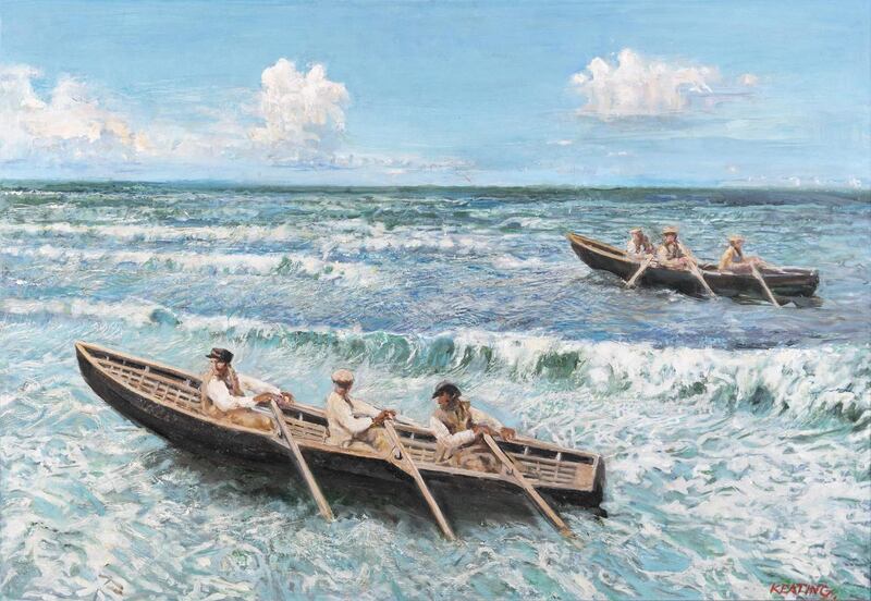 Lot 87: ‘Homeward Bound’ by Seán Keating €60,000-€80,000 Adam’s