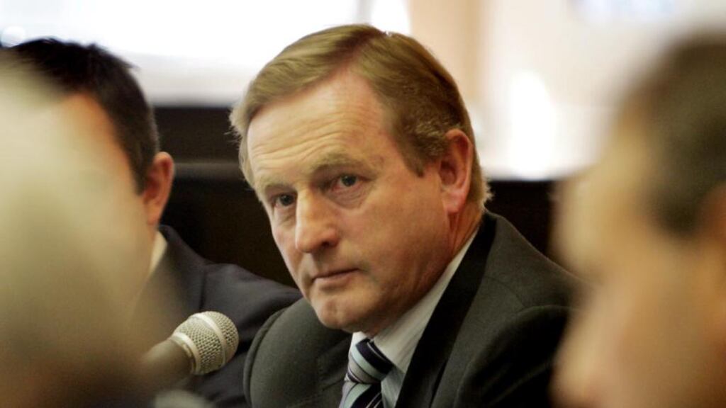 Fianna Fáil leader Micheál Martin has urged Taoiseach Enda Kenny (pictured) to withdraw a ‘partisan slur’ suggesting Fianna Fáil shredded documents related to the banking crisis. Photograph: Eric Luke/The Irish Times.