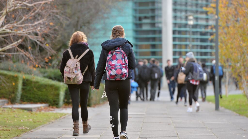 University College Dublin, Belfield: Choosing the wrong course has real consequences. Thousands drop out of college in their first year. Photograph: Alan Betson