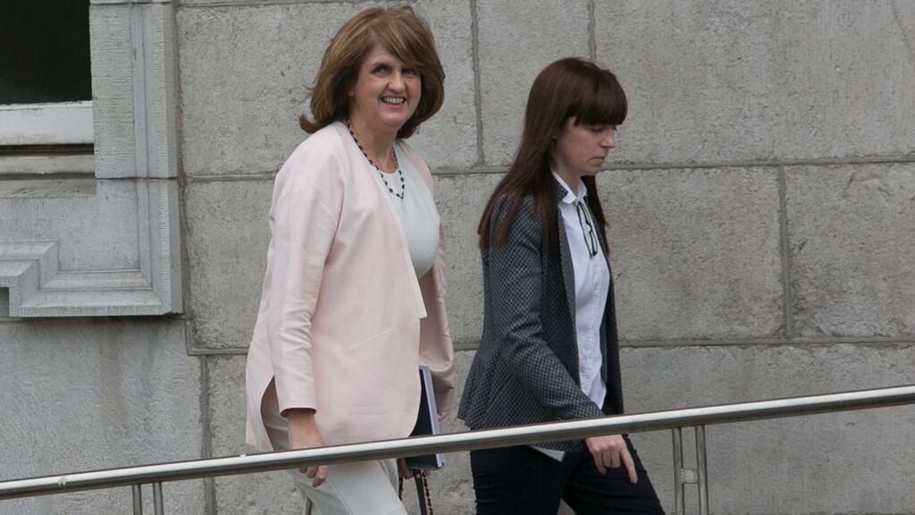 Joan Burton: will remain as Labour Party leader until a successor is chosen. Internal favourite Brendan Howlin has made it clear he will not contest leadership. Photograph: Gareth Chaney/Collins