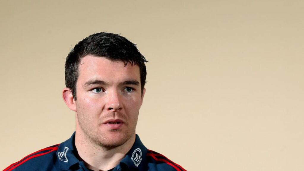Peter O’Mahony: ruled out until next season due to a shoulder injury. Photo: James Crombie/Inpho