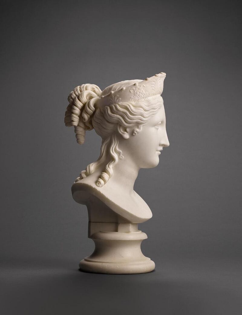 Antonio Canova’s Bust of Peace, sold after telephone bidding battle for nearly€6 million