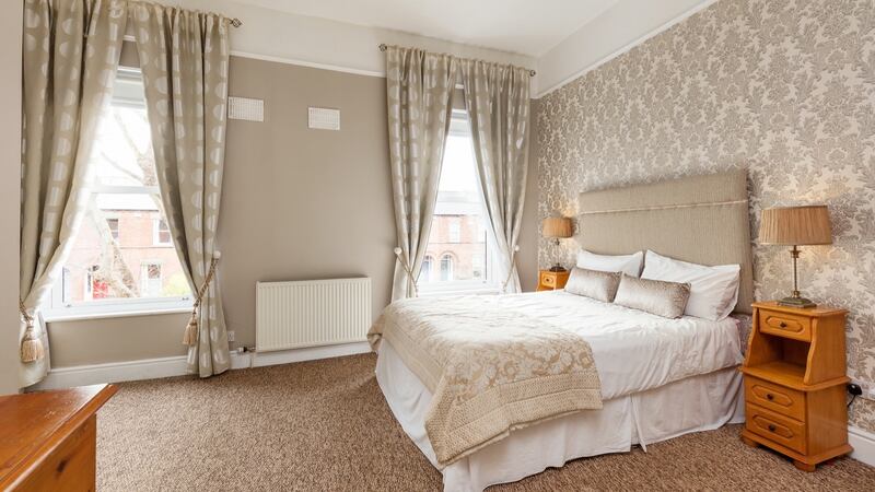 One of the three bedrooms