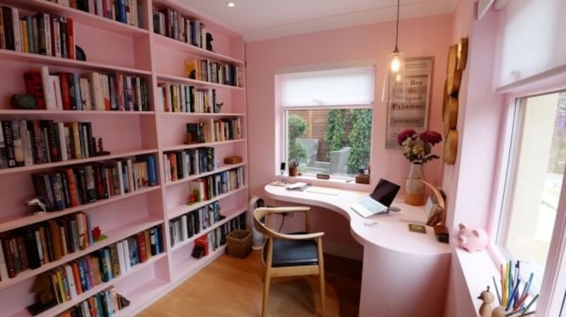 A room in John Boyne’s Dublin house. Photograph: Alan Betson