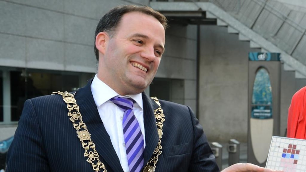 Lord Mayor of Dublin Naoise O Muiri. Photograph: David Sleator/The Irish Times